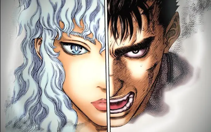 Persahabatan yang Berujung Tragedi Gambar Guts dan Griffith bersama
