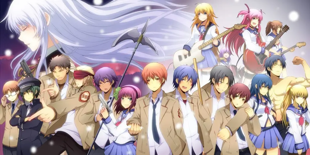 Para karakter Angel Beats! yang penuh pesona Karakter-karakter utama dalam anime Angel Beats!