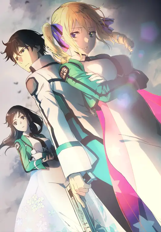 Sekolah Sihir First High Suasana sekolah sihir di anime Mahouka Koukou no Rettousei.