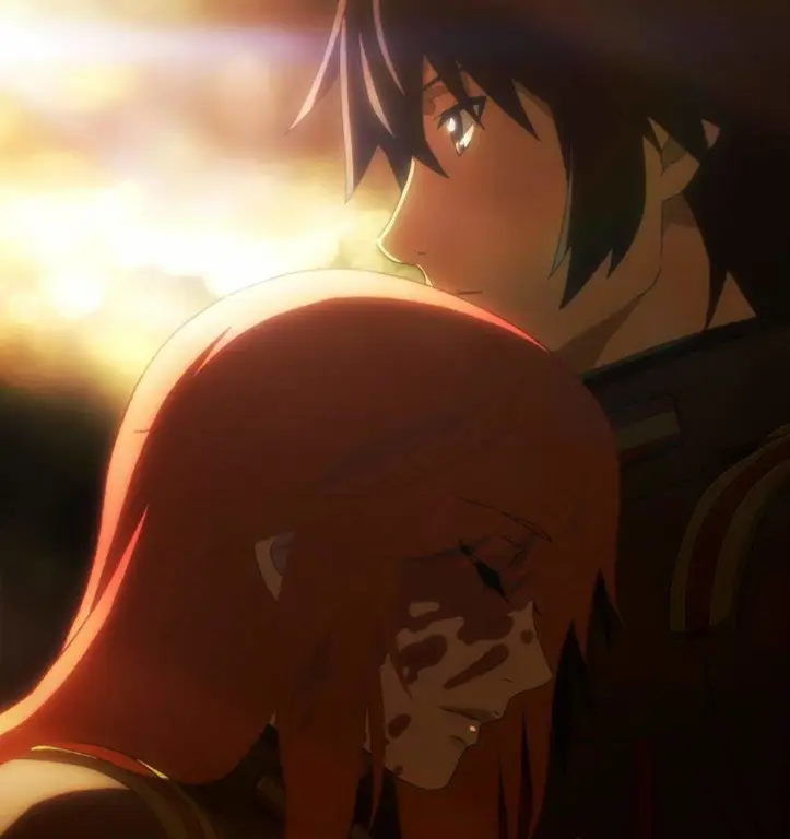 Pertempuran Strategis yang Menegangkan Adegan pertempuran dalam anime Alderamin on the Sky